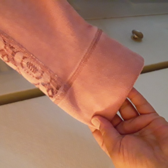 Lace inset hoodie - Picture 3 of 9